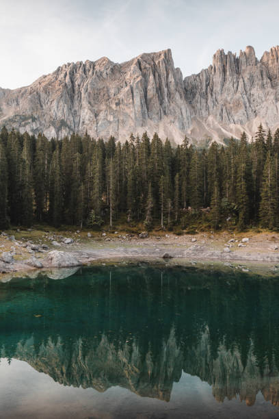 istock Lake Carezza, Dolomites, Italy 1436446862