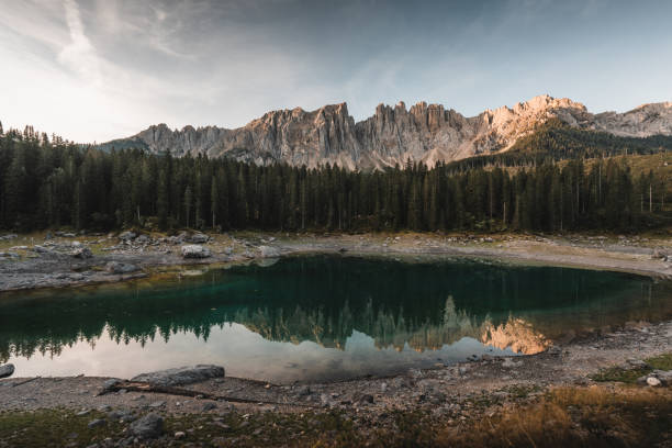 Lake Carezza, Dolomites, Italy