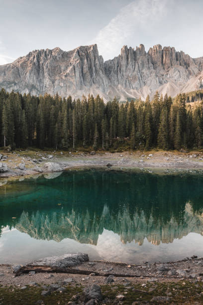 istock Lake Carezza, Dolomites, Italy 1436447171
