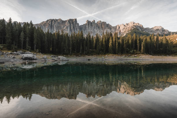 istock Lake Carezza, Dolomites, Italy 1436447508