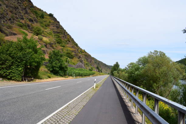 istock Mosel valley road near Klotten 1436447643