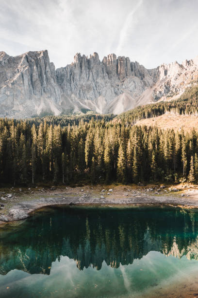 istock Lake Carezza, Dolomites, Italy 1436447770