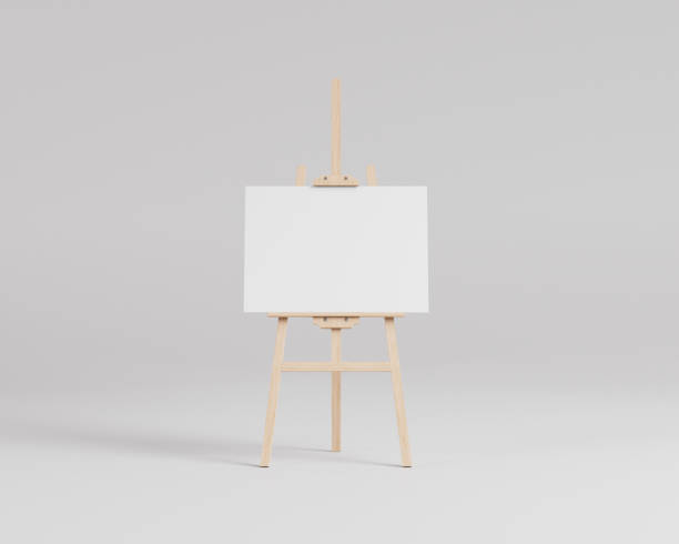 istock A wooden easel mockup 1436449187