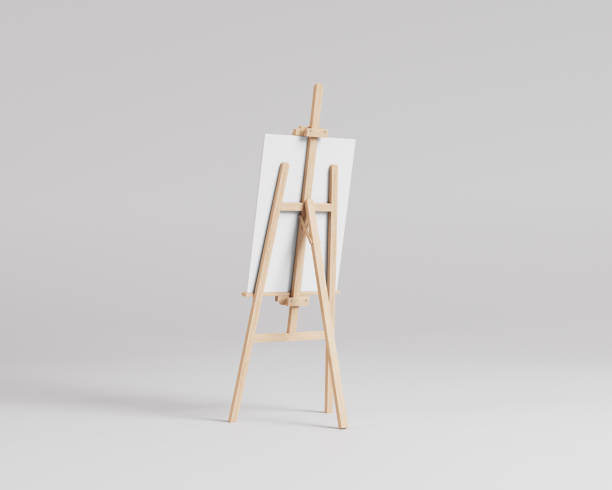 istock A wooden easel mockup 1436449258
