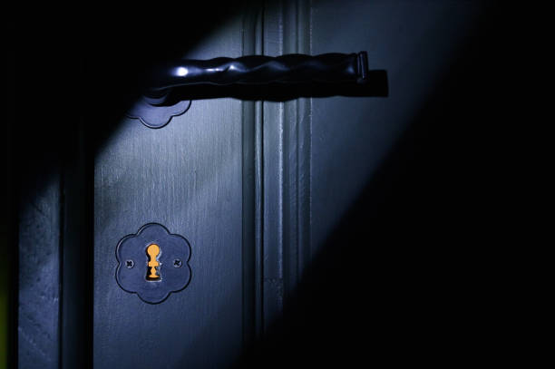 istock An Keyhole Old Vintage Door and Doorknob Handle 1436453647