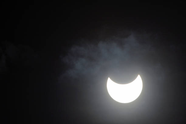 istock The solar eclipse of October 25, 2022 in Galati, Romania. 1436453676