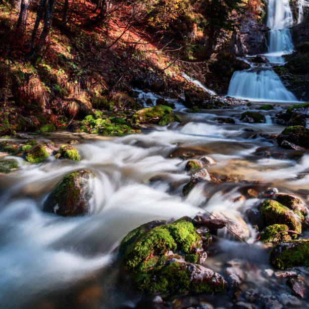 vallesinella waterfalls,madonna di campiglio,trento, Trentino Alto Adige, Italy, western europe, europe