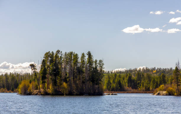 istock Beautiful Autumn Landscape on Granby Lake 1436458238