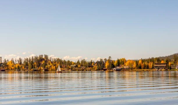 istock Beautiful Autumn Landscape on Granby Lake 1436458274