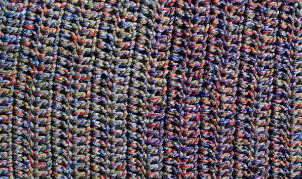 istock Beautiful, colored antique rug, made by hands knitted fabrics with patterns 1436460247