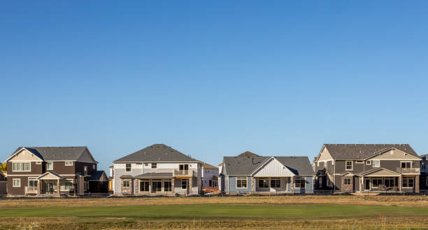 istock Denver Metro Area Residential Fall Panorama 1436460553