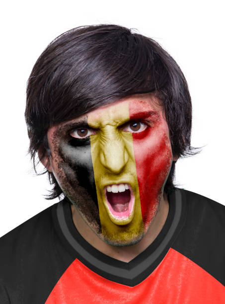istock Soccer fan man with his team's jersey 1436463417