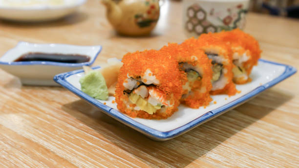 istock california maki , Japanese rolls or rice rolls 1436464884
