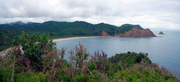 Los Frailes Beach in Machalilla National Park - Puerto Lopez - Ecuador 1 stock photo