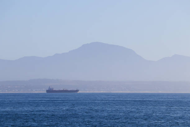 Cape Town City with Table Mountain, a natural world heritage site, and Natural New 7 Wonders of the World at sunrise.