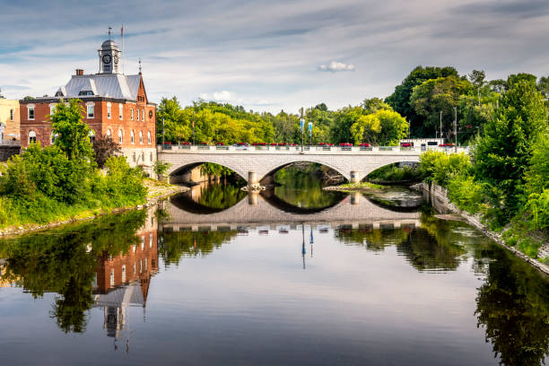 istock bridge in Pembroke in Canada 1436481962