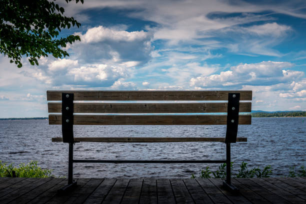 bench for hikers in Canada