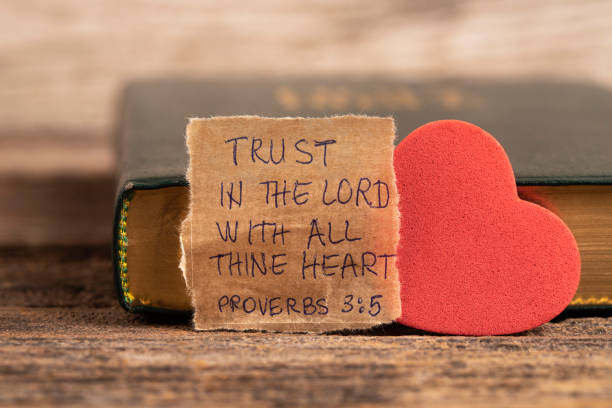 istock Handwritten Bible quote 1436482350