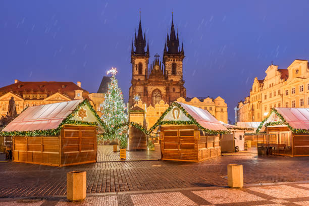 istock Christmas market outdoors in Prague 1436483958
