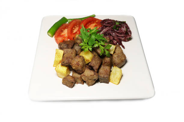istock Liver and french fries 1436491161