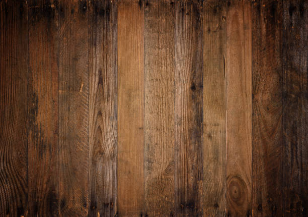 istock Old weathered vintage wood dark background 1436493177