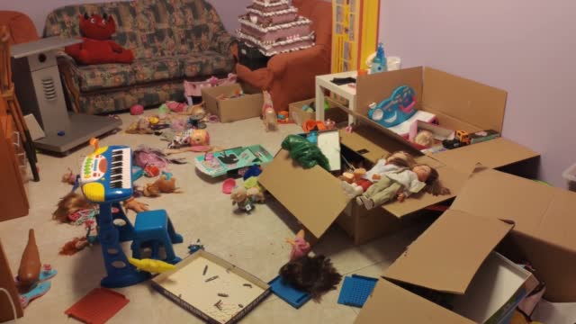 messy play room