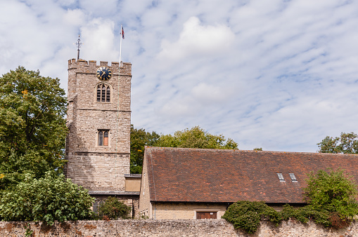 london, england, uk - september 04, 2022:st margaret’s parish church, barking is a wonderful historic church. It stands on the site of barking abbey, one of the most ancient christian sites in the country