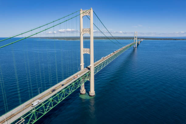 istock Mackinac Bridge, Michigan, USA 1436505323