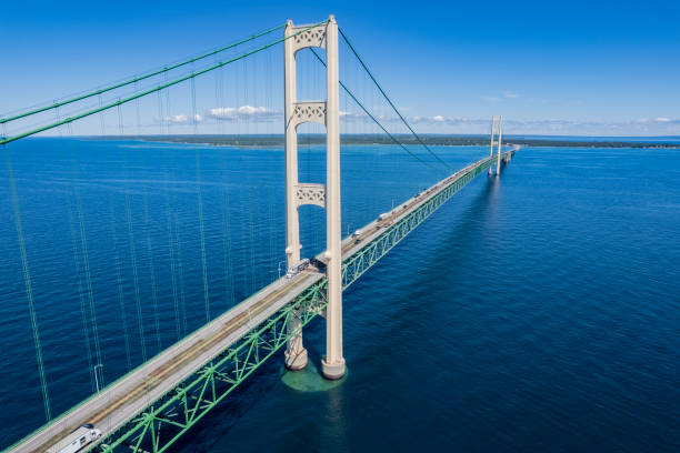 istock Mackinac Bridge, Michigan, USA 1436505344