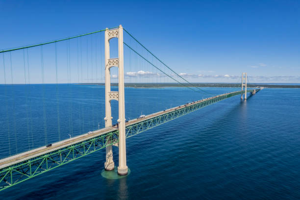 istock Mackinac Bridge, Michigan, USA 1436505493