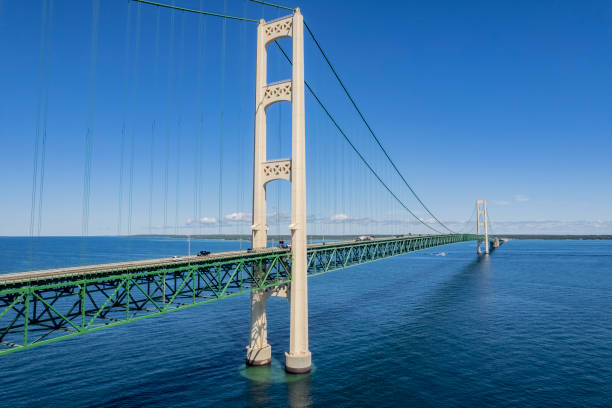 istock Mackinac Bridge, Michigan, USA 1436505602
