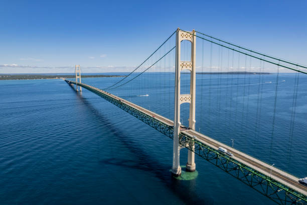 istock Mackinac Bridge, Michigan, USA 1436505695