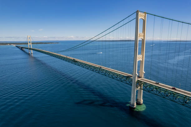 istock Mackinac Bridge, Michigan, USA 1436505793