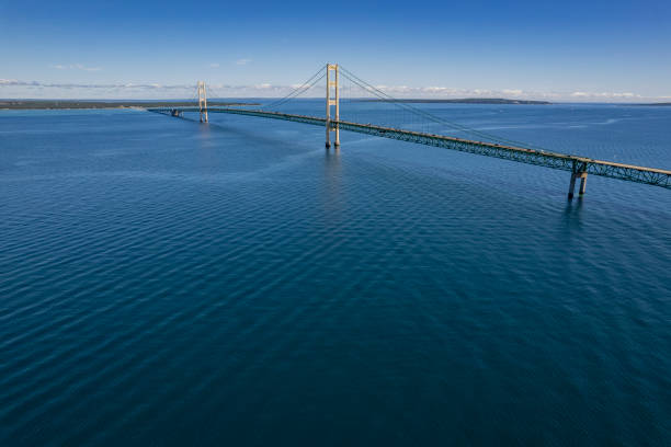 istock Mackinac Bridge, Michigan, USA 1436506000