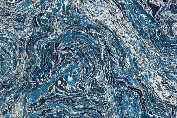 Abstract blue and white swirl ripple pattern aesthetic texture wallpaper, funky cool