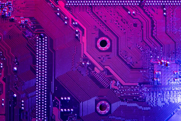 close up Artificial Intelligence technology brain for backgrounds.Artificial Neural Networks cpu circuit board