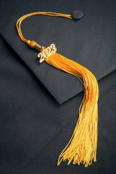 istock Class of 2023 Tassel and Cap Close Up 1436511938