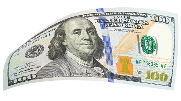 istock American dollar, 100, isolated on white background, clipping path, full depth of field 1436516007