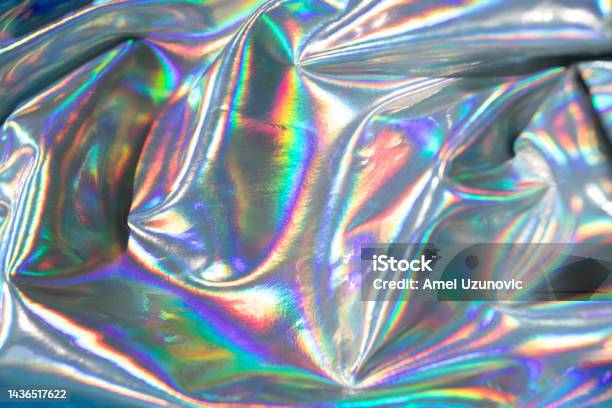 Abstract Iridescent Background Rainbow Graduated Colors Soft Pastel Colors Backdrop Holographic Retro Wallpaper Sample Stock Photo - Download Image Now