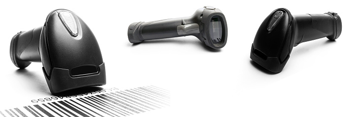 Barcode Reader Set Retail Label Barcode Scan Reader Laser Scanner For ...