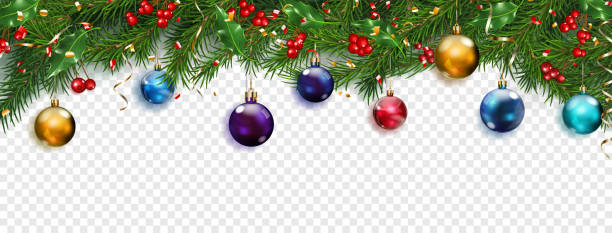 istock Christmas illustration with New Year symbols 1436520469
