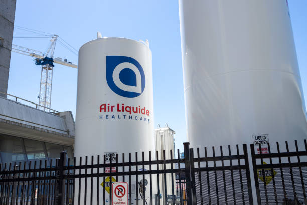 Air Liquide Health care Canada's leading supplier of medical gases and equipment for hospitals stock photo