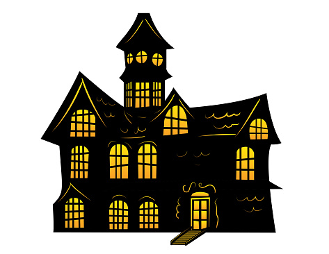 Haunted House on a transparent background