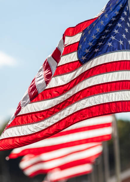 istock American Flag and Sky 1436540971