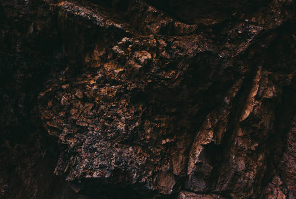 istock Brown texture. Stone background. Rock texture. Grunge Rough structure. Abstract texture. Rock surface with cracks. Rock pile. Paint spots wall. Wall marble. 1436555853