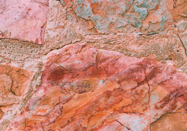 Brown texture. Stone background. Rock texture. Grunge Rough structure. Abstract texture. Rock surface with cracks. Rock pile. Paint spots wall. Wall marble.