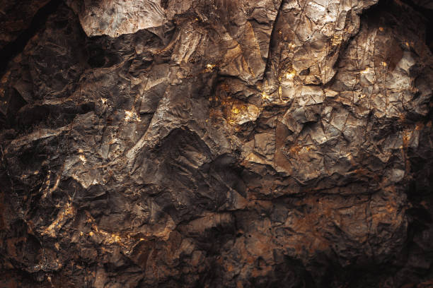 istock Brown texture. Stone background. Rock texture. Grunge Rough structure. Abstract texture. Rock surface with cracks. Rock pile. Paint spots wall. Wall marble. 1436556119