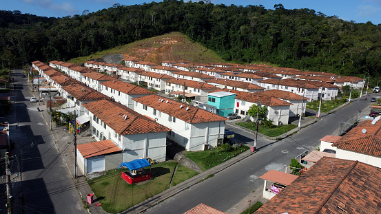 ilheus, bahia, brazil - october 7, 2022: affordable housing in a federal government housing project condominium in the city of Ilheus.