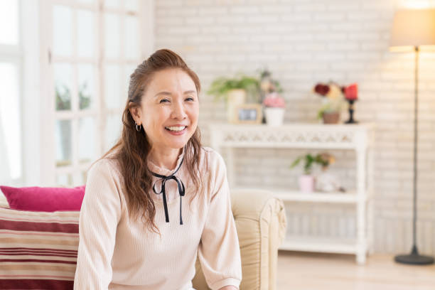 istock senior age woman relaxing 1436560273