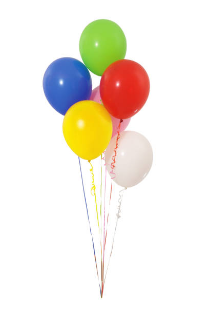 istock Set of balloon isolated on white background 1436565123